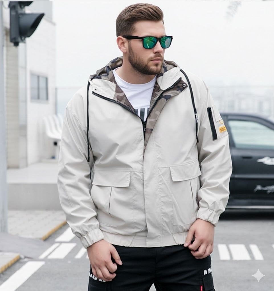 Nathaniel | Men’s Fashion Bomber Parka Jacket